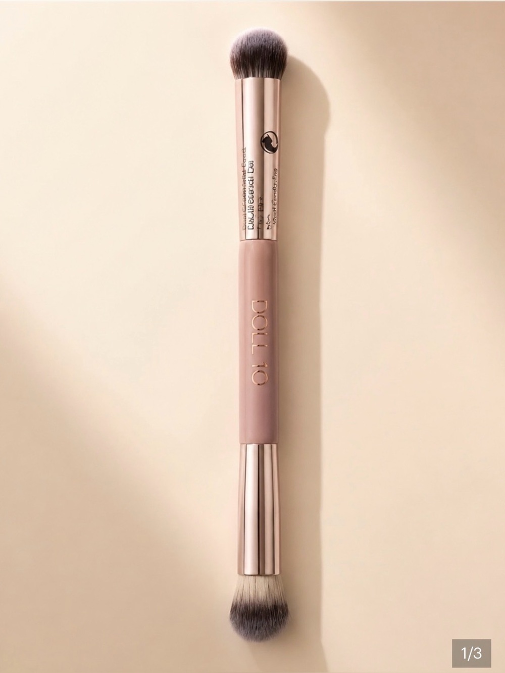 DOLL 10 Dual-Sided Concealer Brush #2
Vegan Makeup Brush NEW Sealed ✨